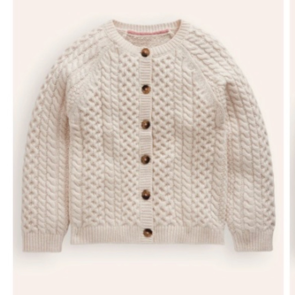 Mini Boden Cable Cardigan EUC 4/5